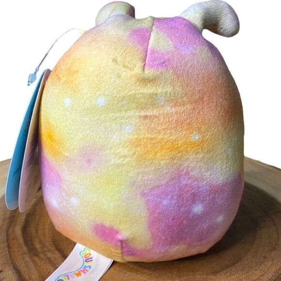 Squishmallow Helmut the Alien 5" Yellow Purple Galaxy Print BNWT HTF KellyToy - Picture 4 of 6